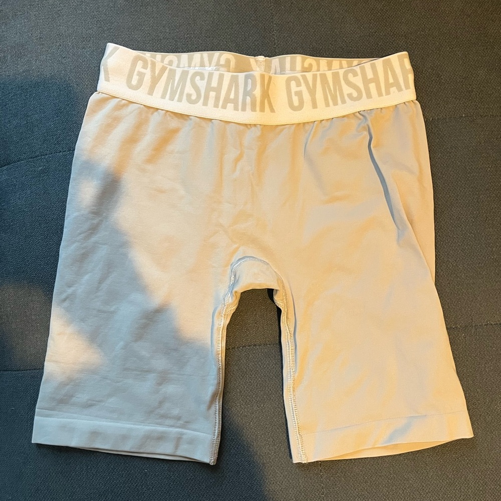 Gymshark Cream Bike Shorts